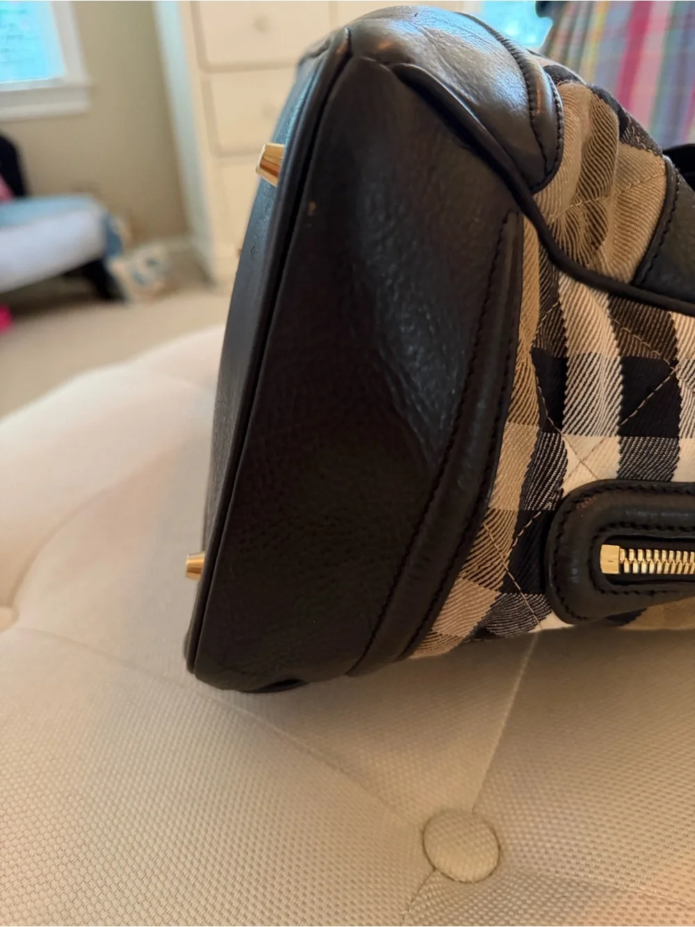 Authentic Burberry Prorsum Brit Quilted Bag.